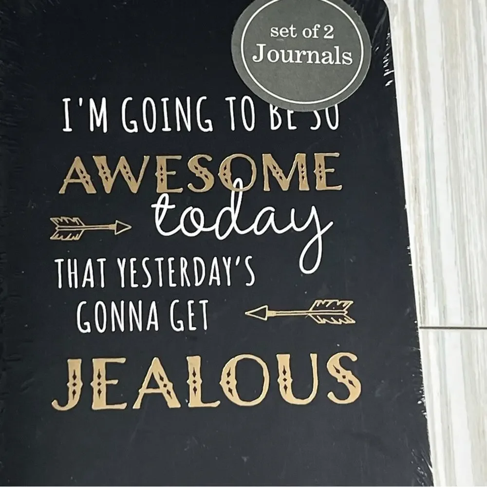 Set of Two  Motivational Message Writing Notebook New in Package